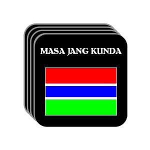 Gambia   MASA JANG KUNDA Set of 4 Mini Mousepad Coasters 