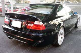 Painted BMW E46 M3 Coupe CSL Add On TRUNK SPOILER part  