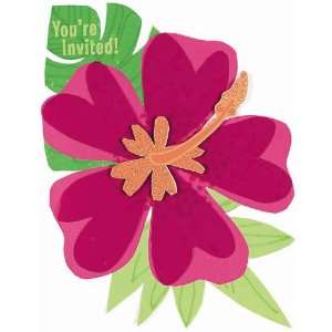    Jumbo Hibiscus w/ Glitter Invi (8 per package) Toys & Games