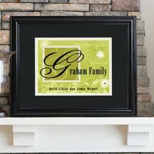  Framed Personalized Family Name Sign