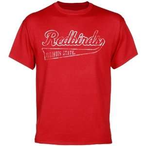  Illinois State Redbirds Swept Away T Shirt   Red Sports 
