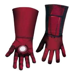   The Avengers Iron Man Mark VII Deluxe Child Gloves / Red   One Size