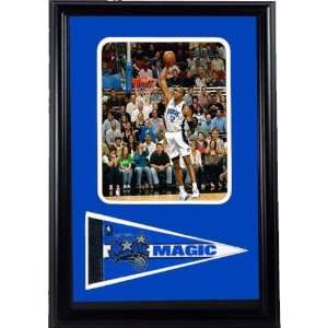 Dwight Howard Photograph with Team Pennant in a 12 x 18 Deluxe 