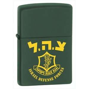  Israeli Defense Forces Green Matte Zippo Lighter Health 
