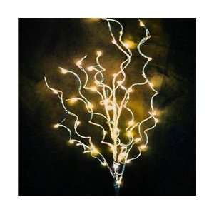 Lighted Silver Manzanita Branches, 36 inch Battery Op, Warm White 