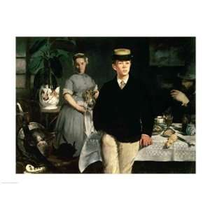  Luncheon in the Studio, 1868   Poster by Edouard Manet 