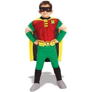  Robin Costume Child Muscle Chest Toddler 2T 4T Kids 