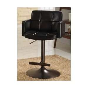   Gas Lift Stool with Arms in Black   Entree by APA Marketing   MAL 13BK
