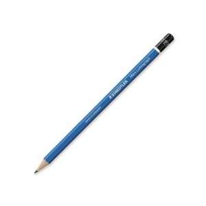  Staedtler 100H Lumograph Pencil, Break resistant, H, Blue 