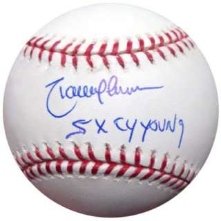 RANDY JOHNSON AUTOGRAPHED SIGNED MLB BASEBALL 5X CY PSA/DNA  