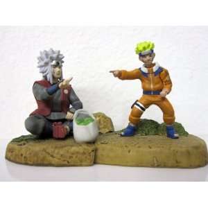  Naruto Naruto and Jiraiya Dual Trading Figure with Base 