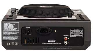Refurbished GEMINI CDJ 600 Professional Tabletop CD//USB Player w 
