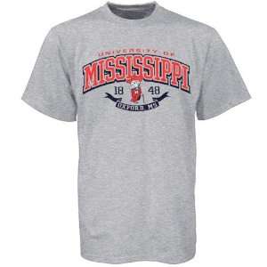  Mississippi Rebels Ash School Pride T shirt Sports 