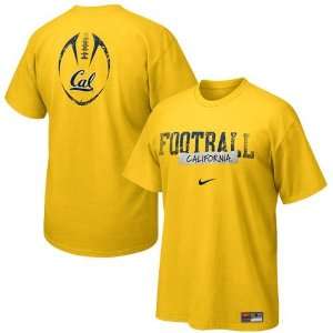 Nike Cal Golden Bears Gold Team Issue T shirt  Sports 