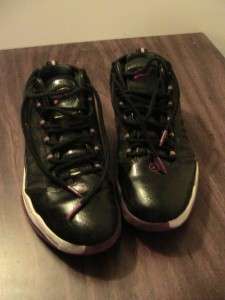Nike Air Jordan Podulon Black/Red Size 9 Great Shape  