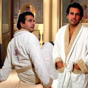   Luxury European Bathrobe and Complementary Bath Towel, 2 pieces Home