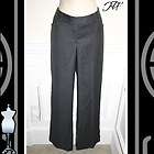 ANN KLEIN Womens Size 2 Dark Charcoal Gray Suit Dress Pants Career 