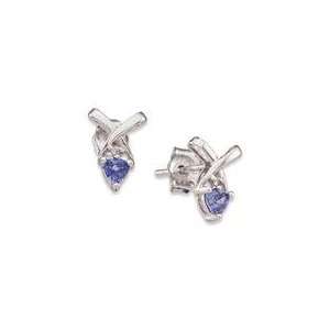  Asher Collection Tanzanite X Earrings Jewelry