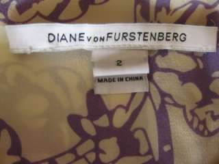 2012$385 Diane von Furstenberg Julieta Printed Silk Belt Shirtdress 