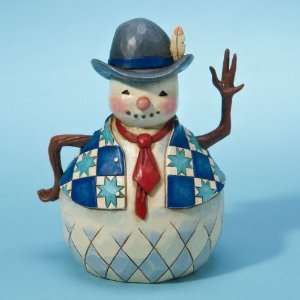  Jim Shore Heartwood Creek Snowman with Tie *NEW 2011 