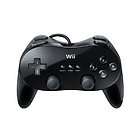 OFFICIAL AUTHENTIC WII CLASSIC CONTROLLER PRO BLACK   HASSLE FREE BULK 