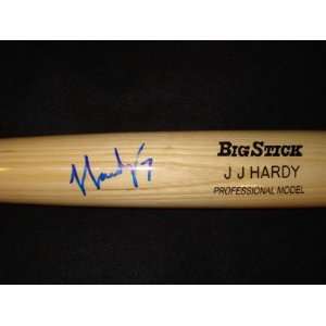 JJ Hardy signed engraved Big Stick bat   Autographed MLB Bats