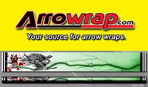 Grim Reaper style 10G arrow wraps (pack of 14) 1 x 7  