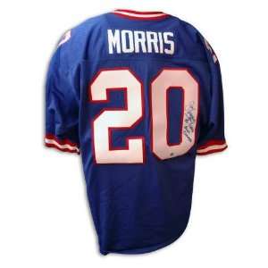  Joe Morris New York Giants Autographed Throwback Jersey 
