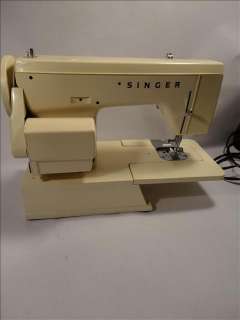 SINGER SEWING MACHINE 1802  FREE ARM ZIG ZAG  leather carrying bag 