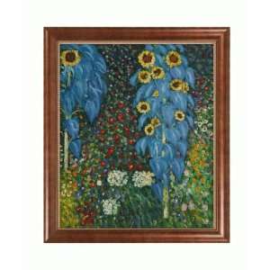  Farm Garden with Sunflowers Canvas Art by Gustav Klimt 