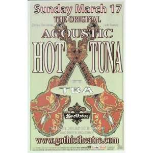  Hot Tuna Concert Poster 2002 Denver