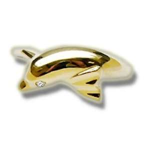  .015 ct Ladies Petite Dolphin Ring Jewelry