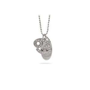   CZ Engravable Cancer Zodiac Charm Necklace June 22   July 22 Jewelry