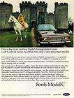   Model C ad ~ Most Exciting English Transport Since Lady Godivas Horse