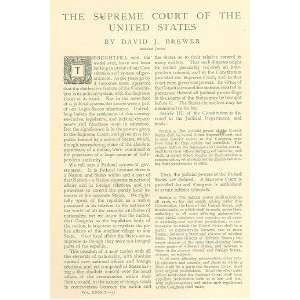  1903 Supreme Court by Justice David J Brewer Everything 