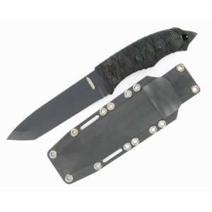  Valor Cord Wrapped Handle 4MM Tanto Black Blade w/ABS 