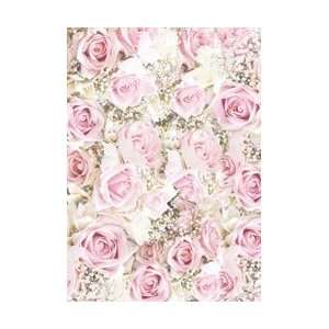  Blossom Heavyweight Background Card Sheet 8X12 Bella Fiori Light 