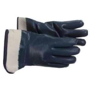  1Uh7365L Boss Heavy Weight Blue Nitrile Glove Jersey Lined 
