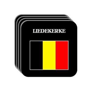  Belgium   LIEDEKERKE Set of 4 Mini Mousepad Coasters 