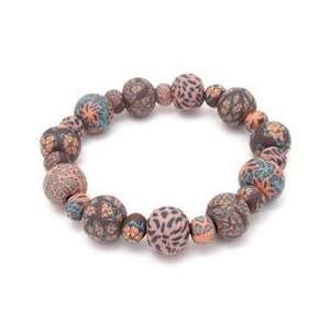  Kaden Collection Retired Large Bead Bracelet All Clay 