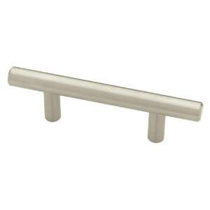 Liberty Hardware Steel Bar Pull P01011 SS C, Stainless Steel Finish 