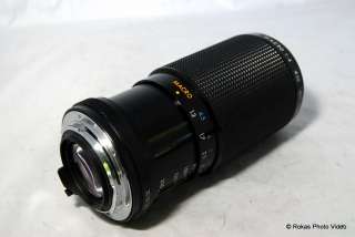 Pentax Kiron 80 200mm f4 lens zoom PK M manual focus  