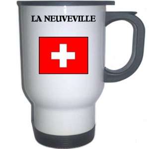  Switzerland   LA NEUVEVILLE White Stainless Steel Mug 