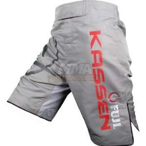  Fuji Kassen Grey Fight Shorts