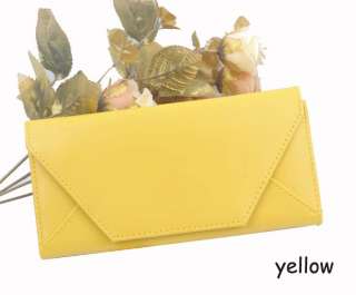 fashion korean Lady Womens Colors Envelope Long Clutch Wallet bag Coin 