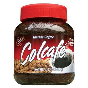 Colcafe Instant Coffee, 7.05 ounce Jar  Grocery & Gourmet 