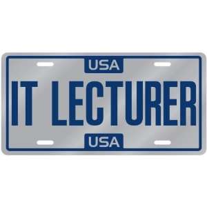  New  Usa It Lecturer  License Plate Occupations