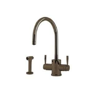 Rohl U.KIT1293LS EB Contemporary Triflow 2 Lever Kitchen Faucet W/ C 