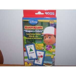  Disney Handy Manny Shapes & Colors Learning Cards with 