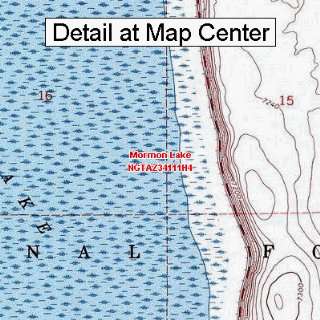  USGS Topographic Quadrangle Map   Mormon Lake, Arizona 